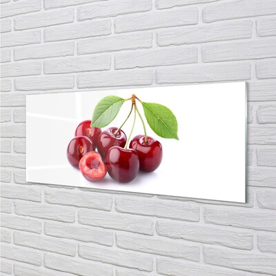 Glass print Cherries