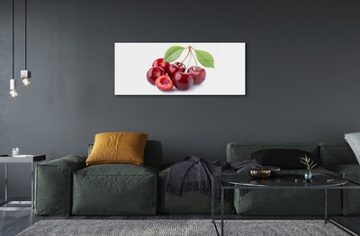 Glass print Cherries