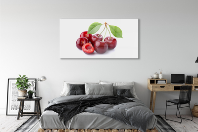 Glass print Cherries