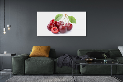 Glass print Cherries