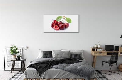 Glass print Cherries