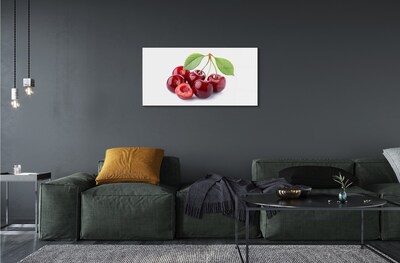 Glass print Cherries