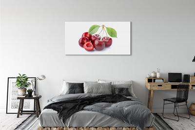 Glass print Cherries