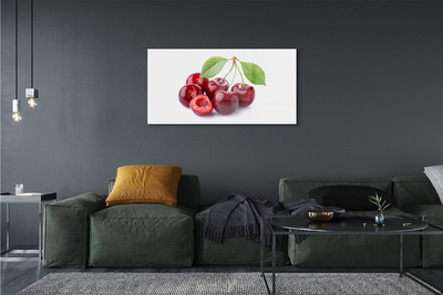 Glass print Cherries