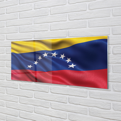 Glass print Venezuela flag