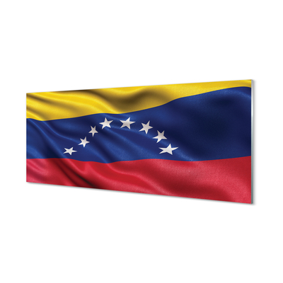 Glass print Venezuela flag