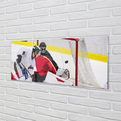 Glass print The gateway hockey