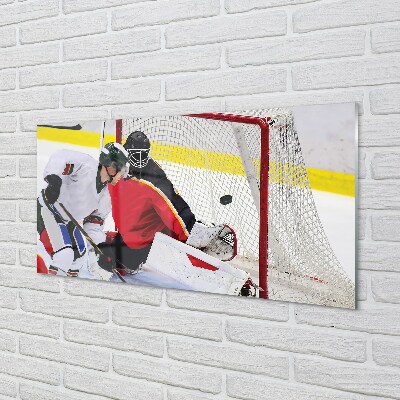 Glass print The gateway hockey