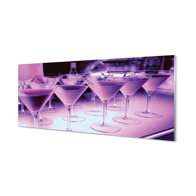 Glass print Cocktail in glasses