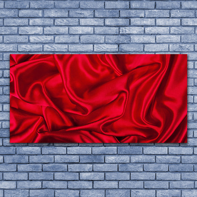 Glass Print Cashmere art red