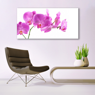 Glass Print Flowers floral pink