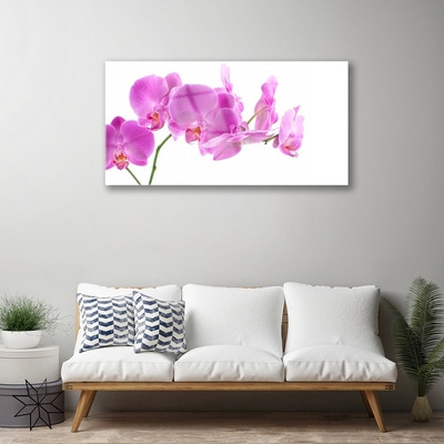 Glass Print Flowers floral pink