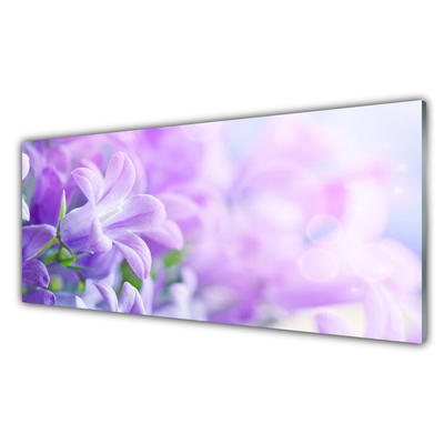 Glass Print Flowers floral pink