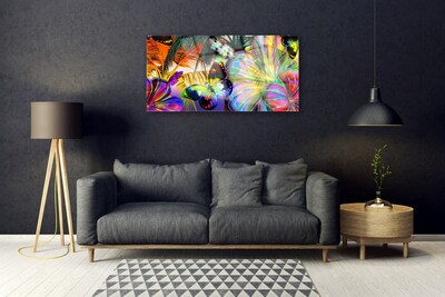 Glass Wall Art Abstract art multi