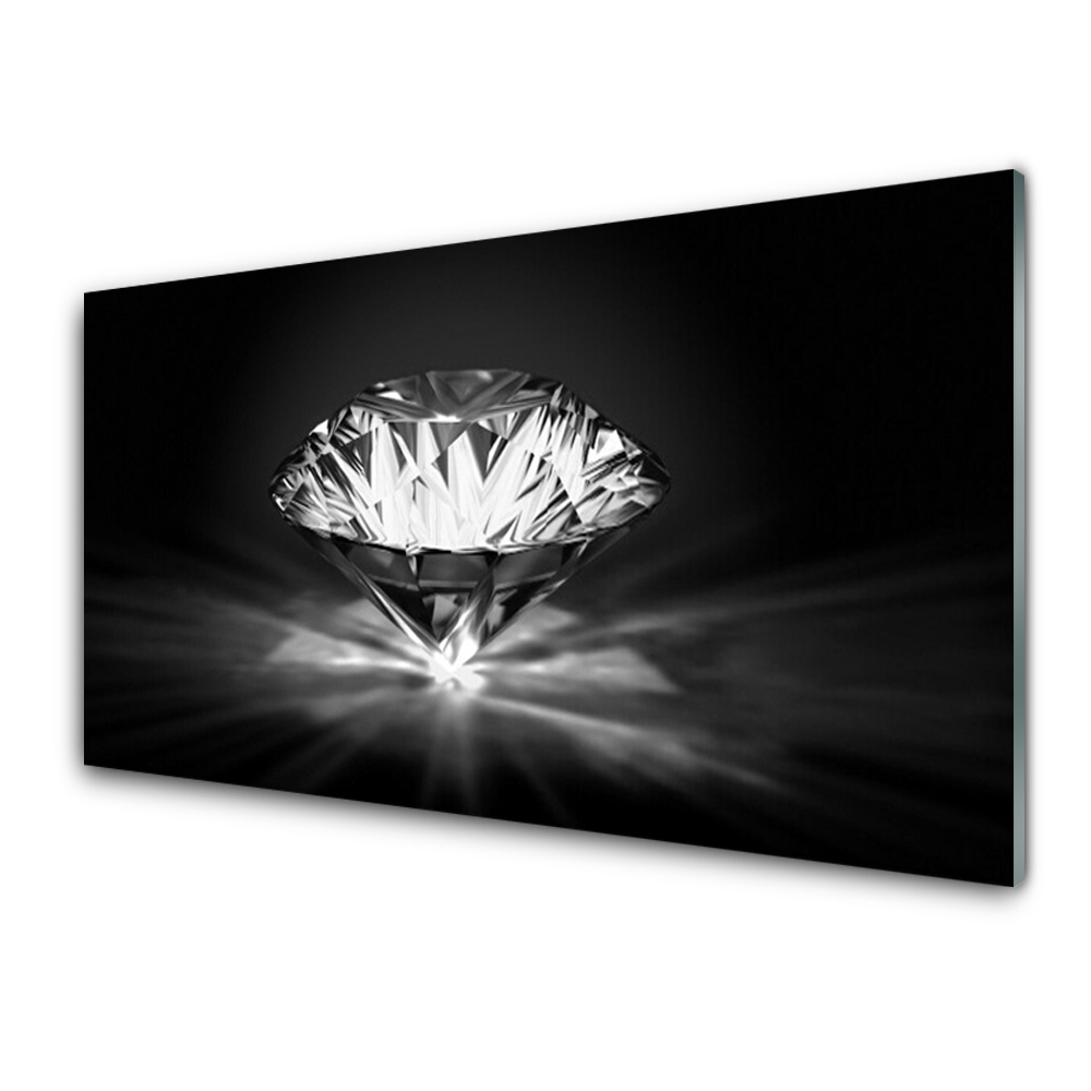 black and white diamond painting