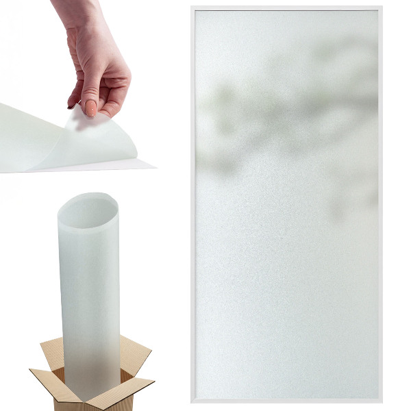 Privacy window film frosted