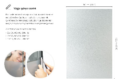 Privacy window film frosted