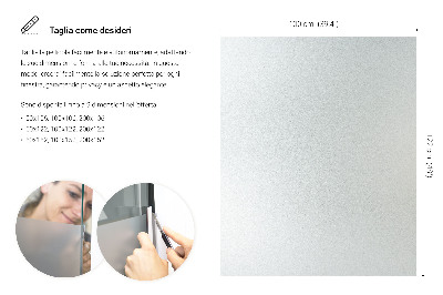 Privacy window film frosted