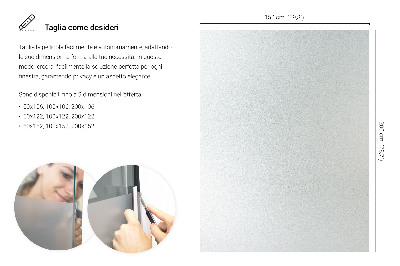 Privacy window film frosted