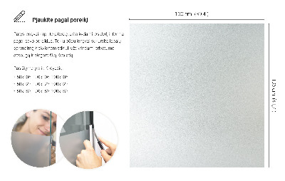Privacy window film frosted
