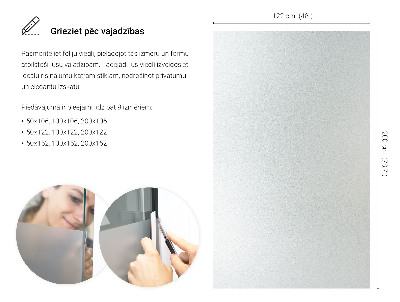 Privacy window film frosted