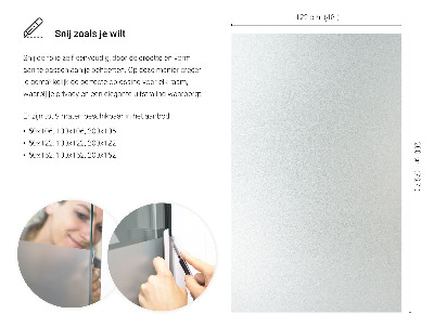 Privacy window film frosted