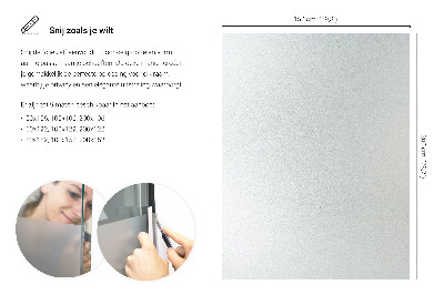 Privacy window film frosted