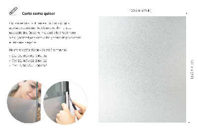 Privacy window film frosted