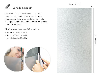 Privacy window film frosted