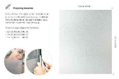 Privacy window film frosted