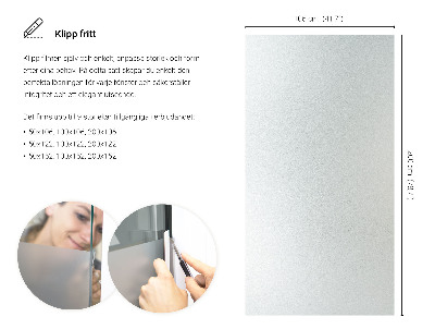 Privacy window film frosted