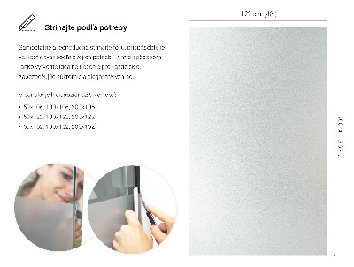 Privacy window film frosted