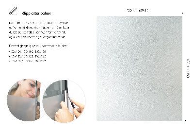 Privacy window film frosted