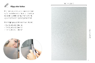 Privacy window film frosted