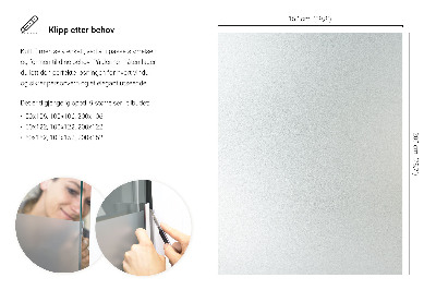 Privacy window film frosted