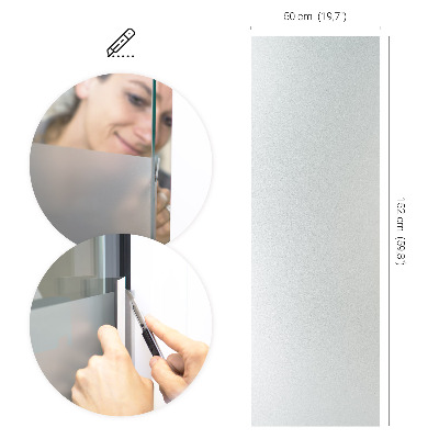 Privacy window film frosted