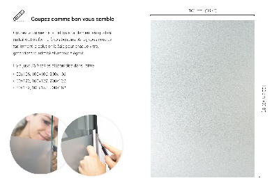 Privacy window film frosted