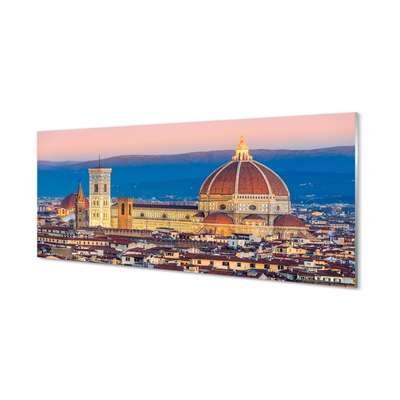 Kitchen Splashback Italy Cathedral Panoramic night