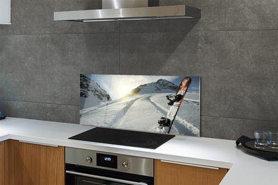 Kitchen Splashback Council in the snowy mountains
