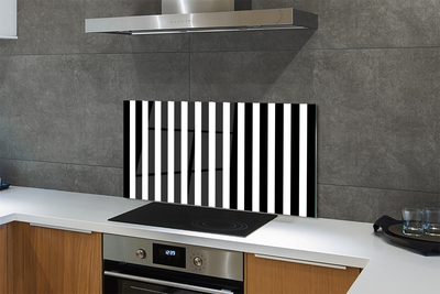 Kitchen Splashback geometric stripe
