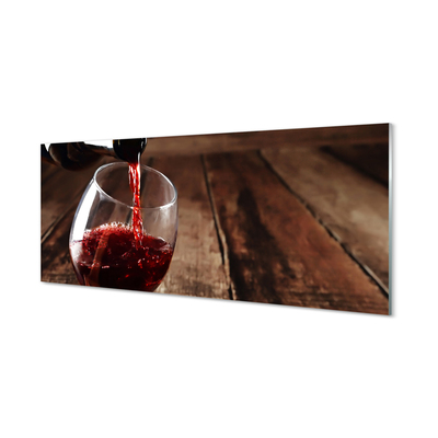 Kitchen Splashback Glass of wine tips