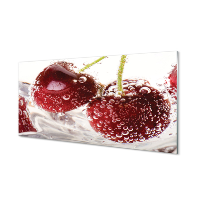 Kitchen Splashback wet cherries