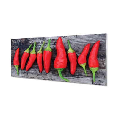 Kitchen Splashback Red pepper