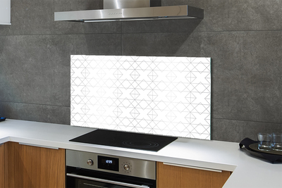 Kitchen Splashback The outlines of polygons