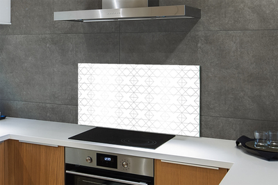 Kitchen Splashback The outlines of polygons