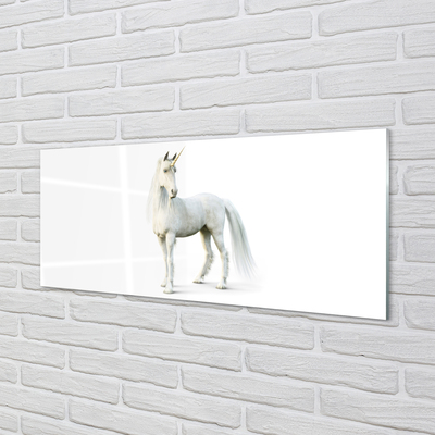 Kitchen Splashback white unicorn
