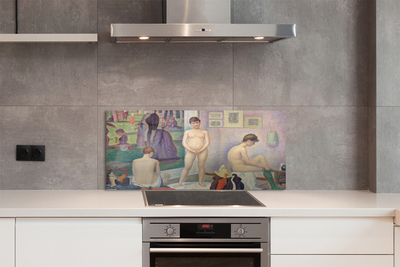 Kitchen Splashback Art painted models