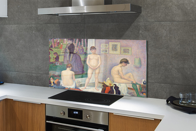 Kitchen Splashback Art painted models