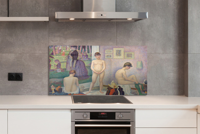 Kitchen Splashback Art painted models