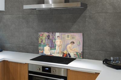 Kitchen Splashback Art painted models